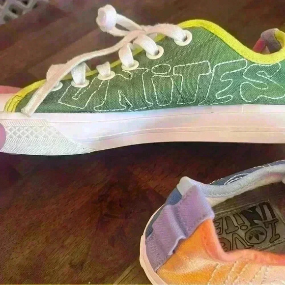 Adidas Nizza Low Pride Pack Shoes Unisex Love Unites 2021 Mens Size 6.5 - Picture 6 of 10